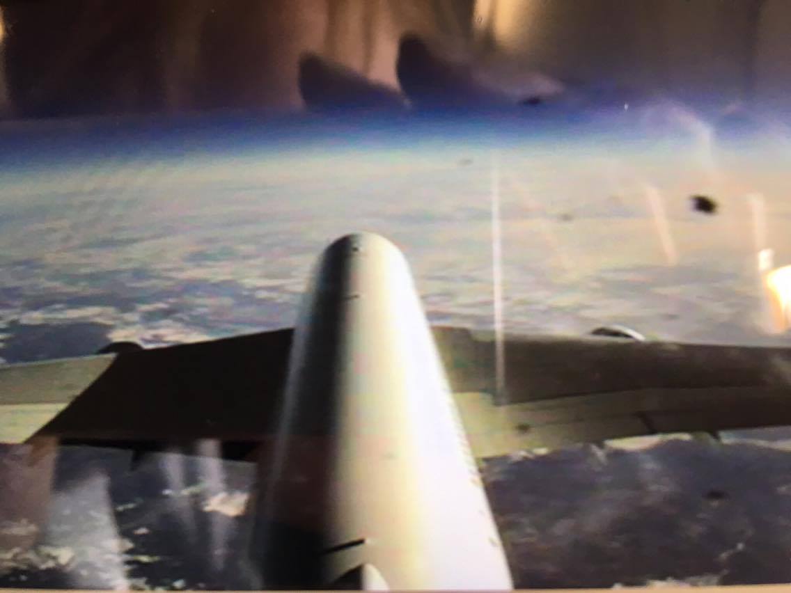 Emirates Airbus A380 tail camera