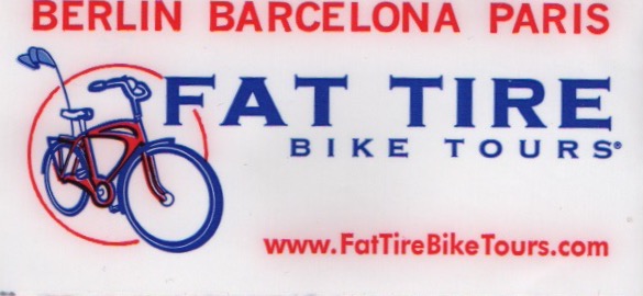 Fat Tire Bike Tours logo and website