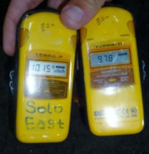 2 yellow Terra-P dosimeter-radiometers, Ukraine