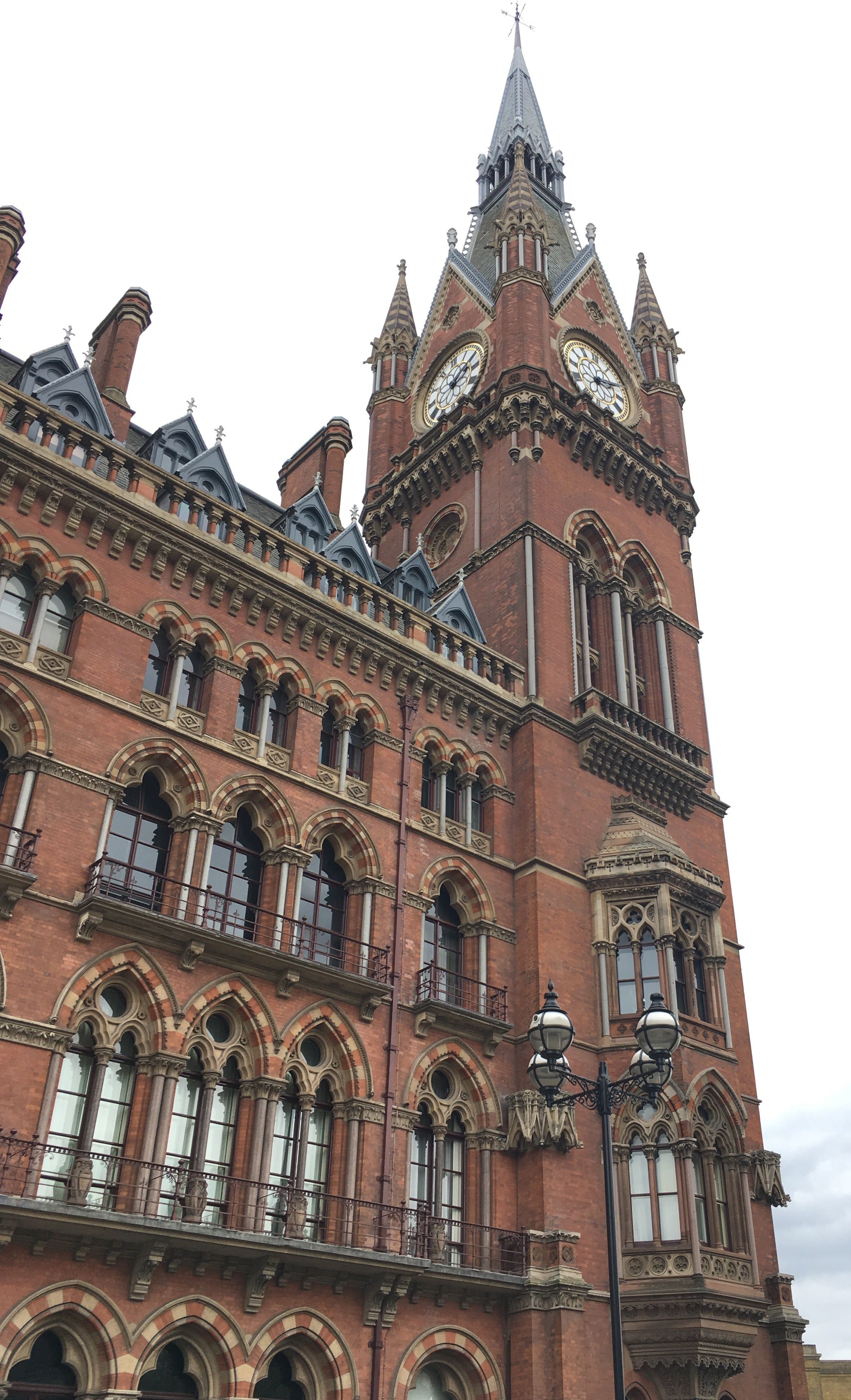 The Chambers and clocktower on the front of the station, lovely Victorian architecture.