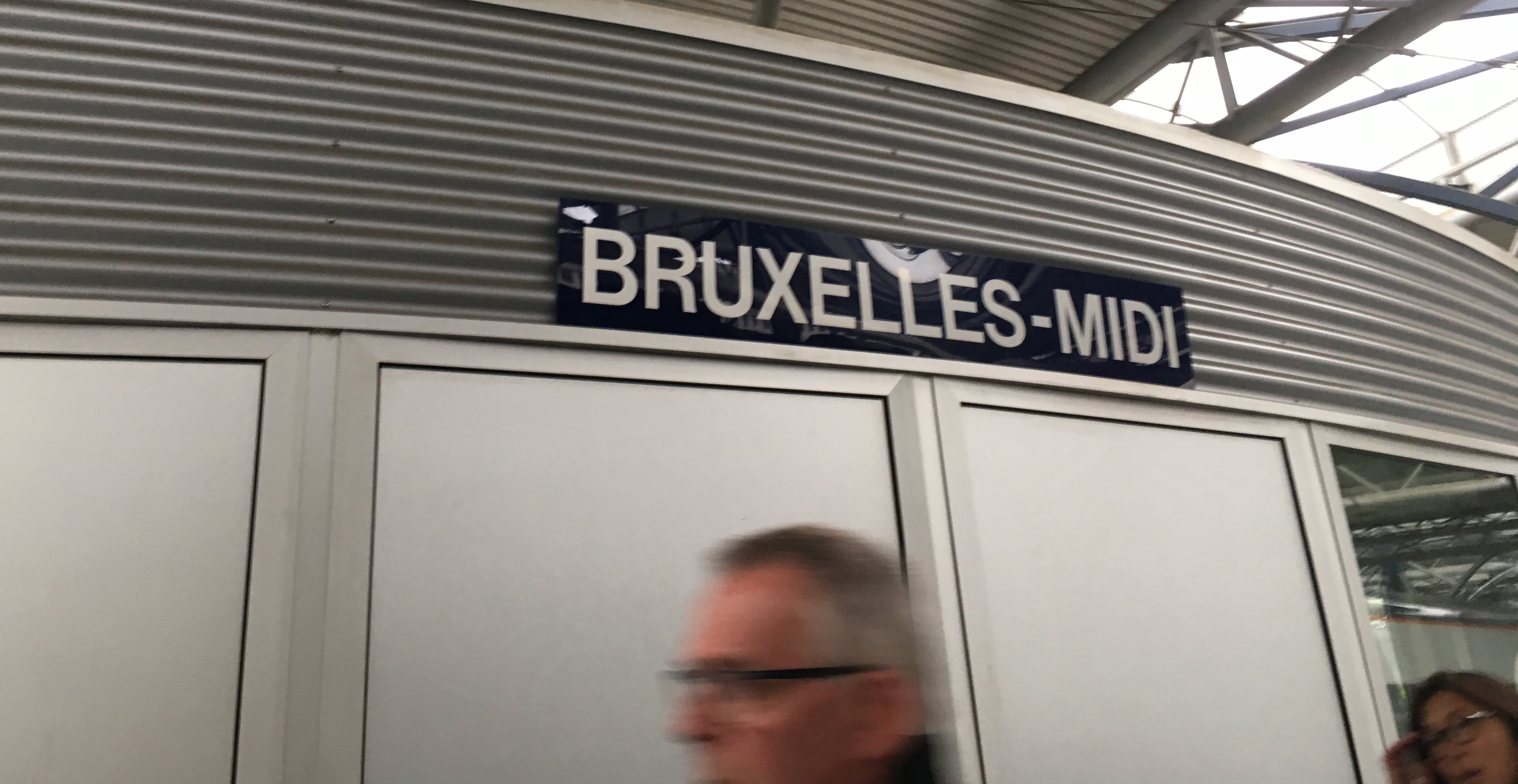 Brussels - Midi sign