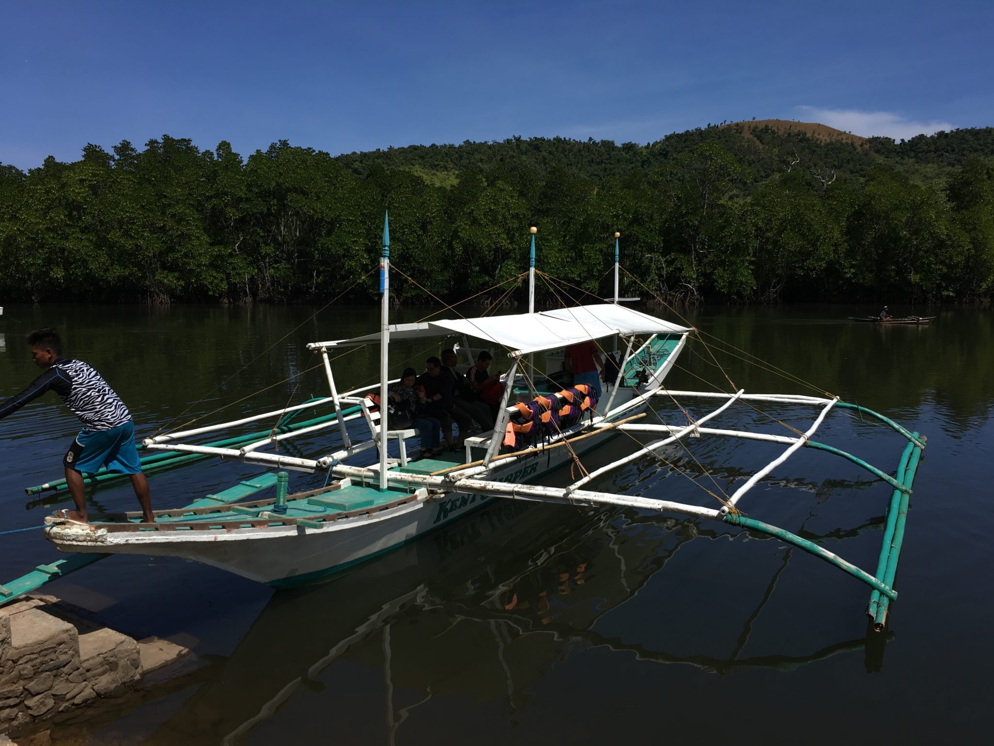 Banka boat at the pier