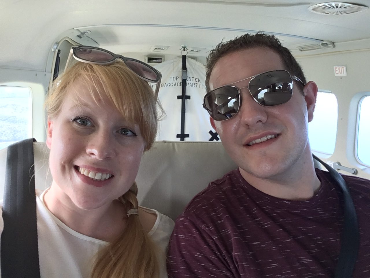 A Flying Fluskey selfie onboard