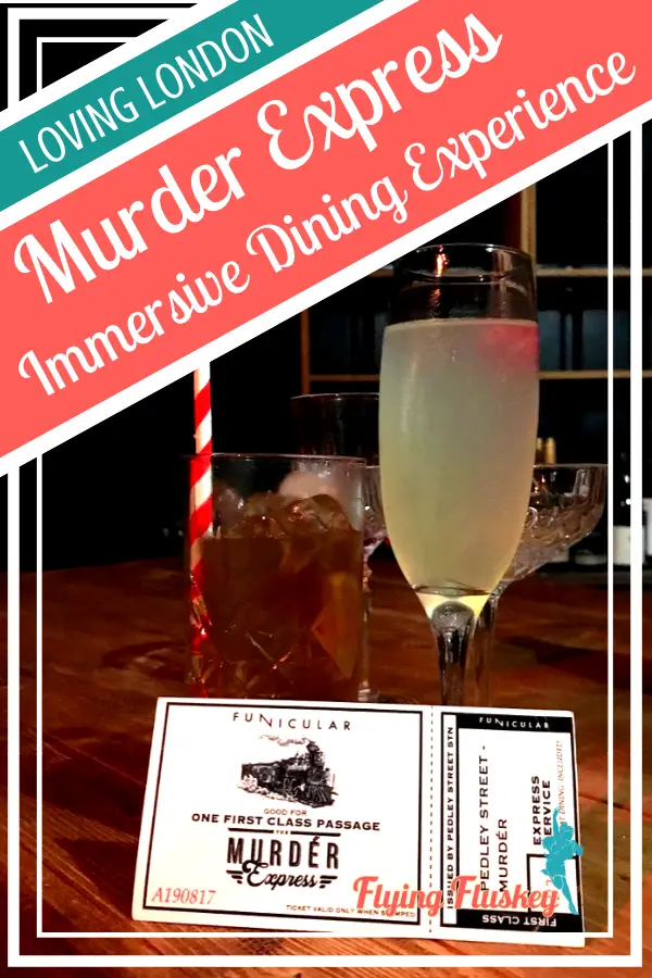 Funicular Productions’s immersive dining experience Murder Express was so much fun. An engaging murder mystery performance, a fine dining menu and a wonderful attention to detail all added up to great night out.. #murdermysterydinner #murderexpress #funicularproductions #londonfoodie #immersivedining