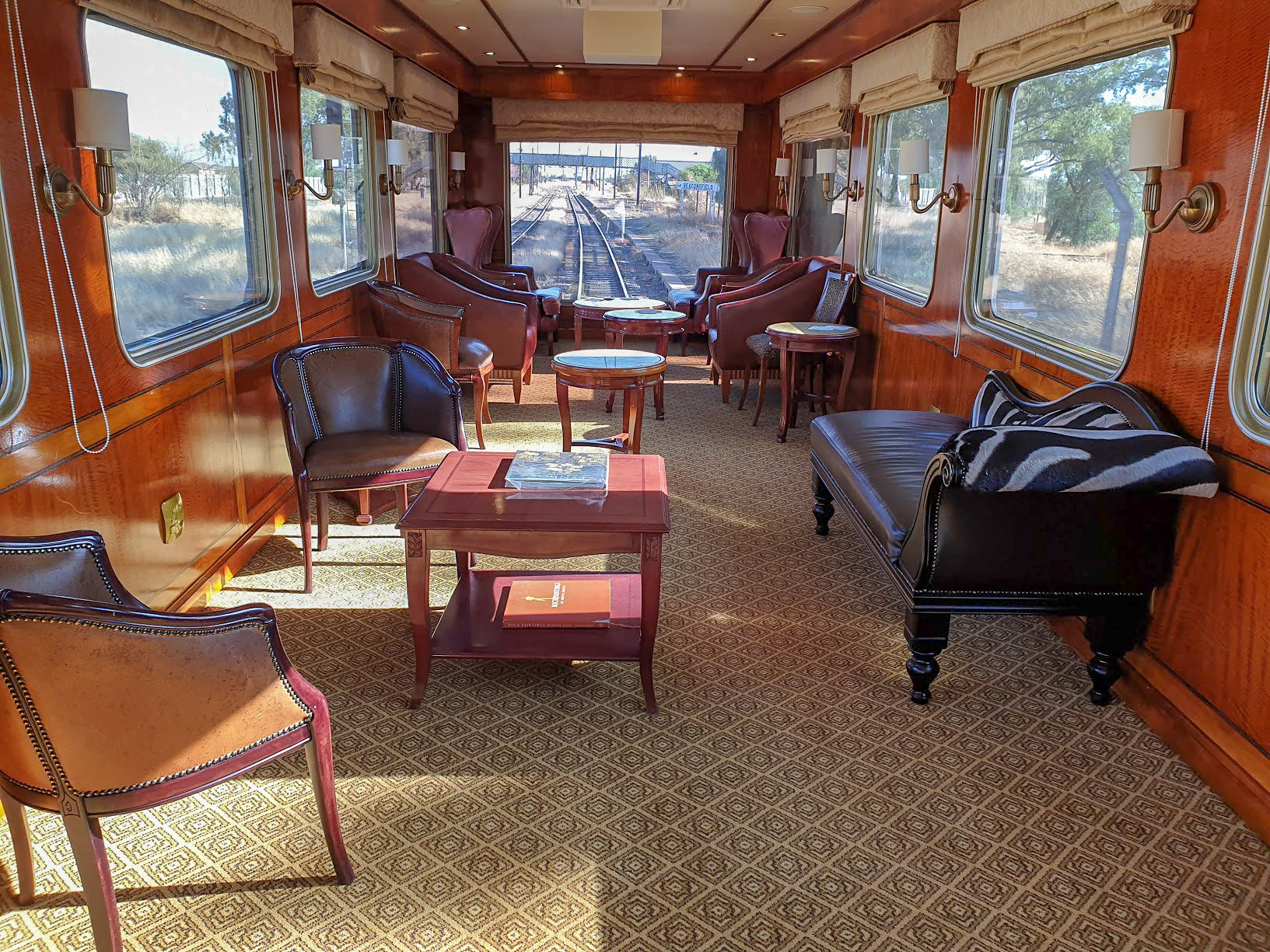 The Observation Car on The Blue Train