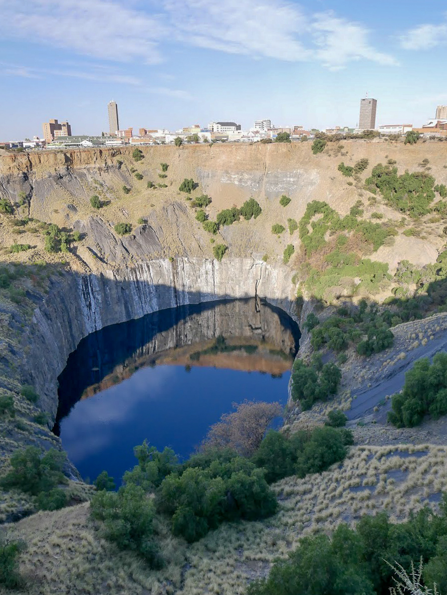 The Big Hole diamond mine in Kimberley South Africa