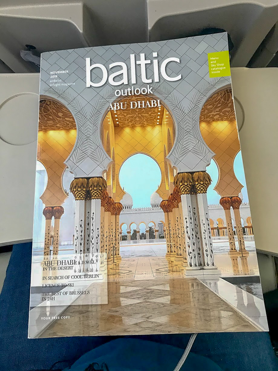 airBaltic Baltic Outlook in flight magazine