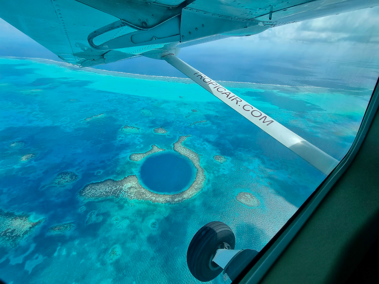 My Belizean Birthday - A Tropic Air Blue Hole Tour Review