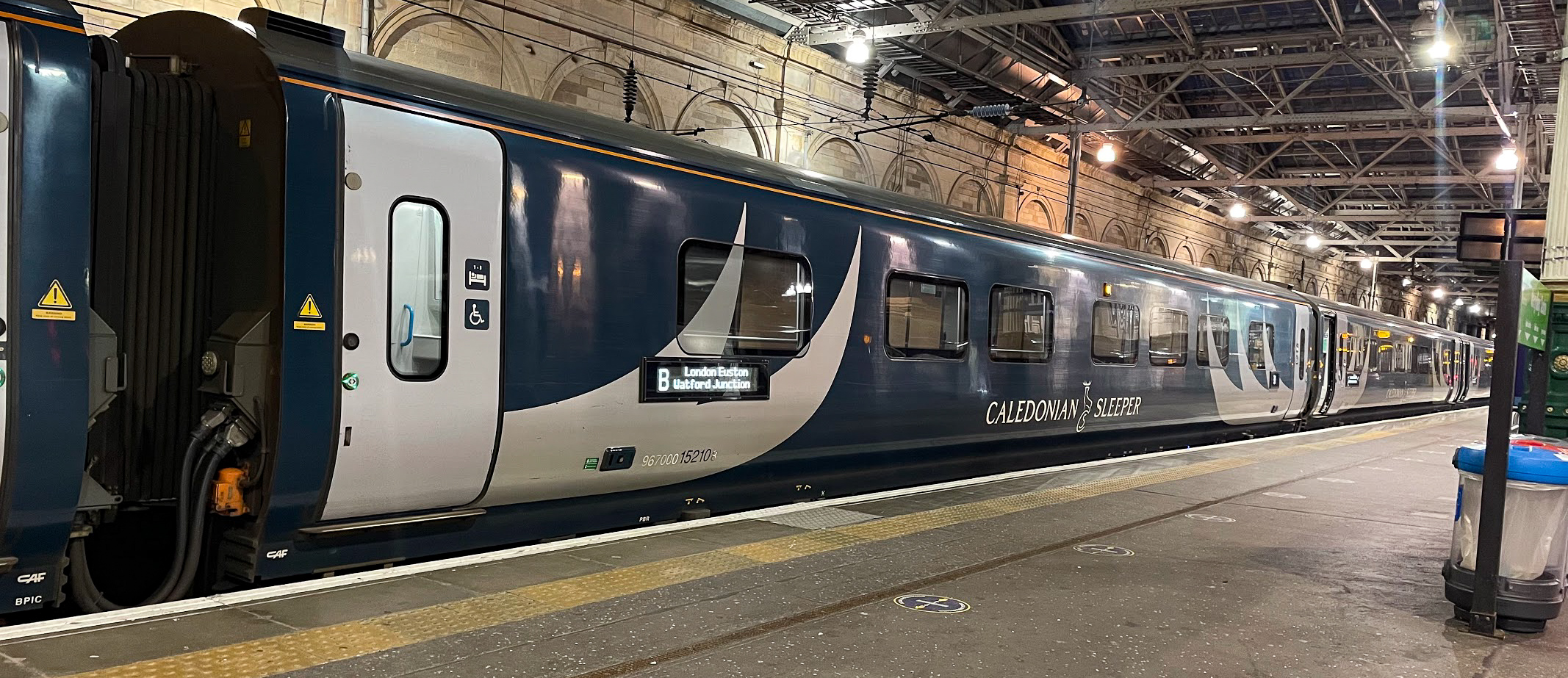 caledonian sleeper journey check